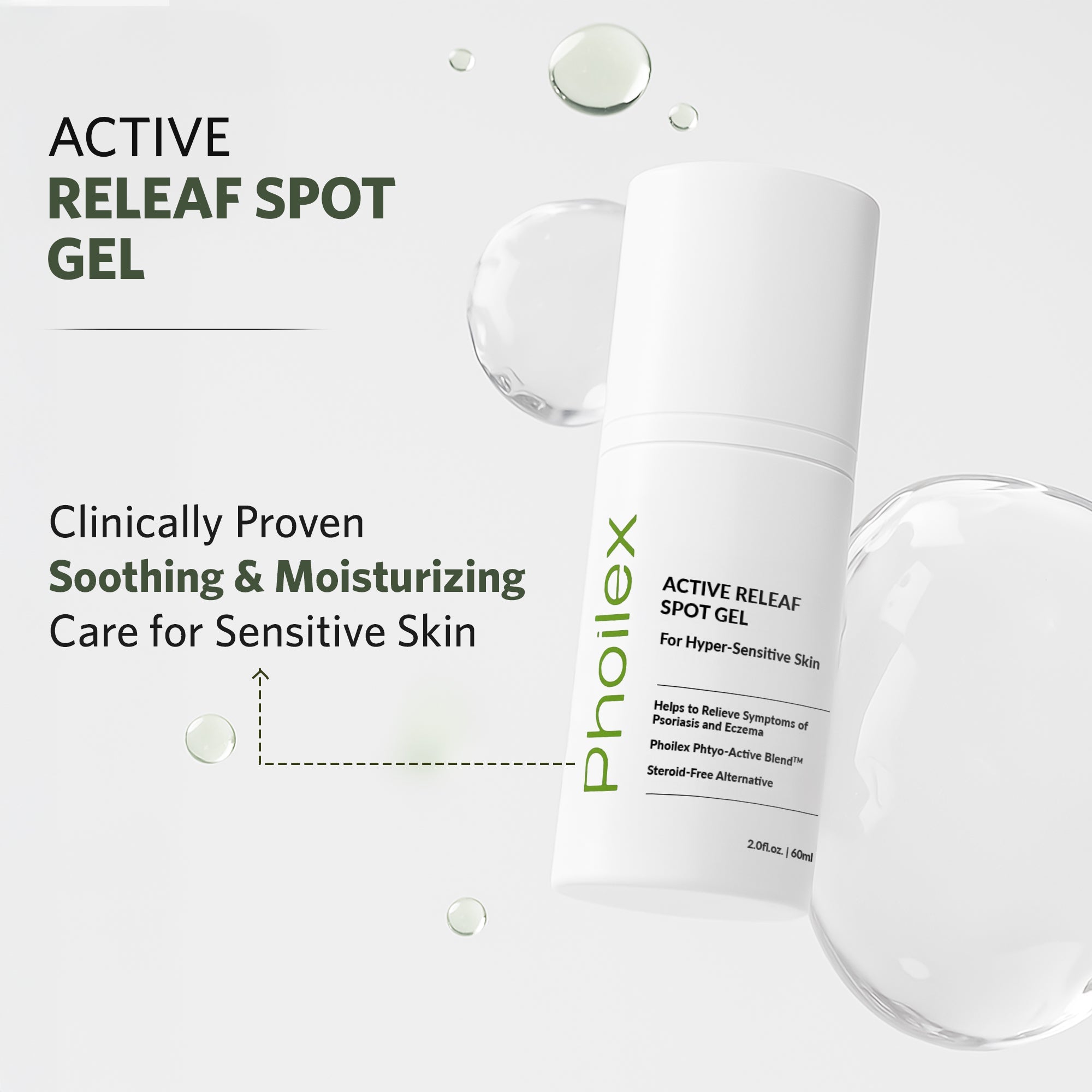 Active ReLeaf Spot Gel | Eczema & Psoriasis Gel Moisturizer