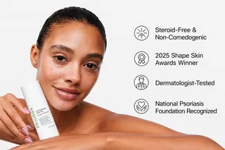 Steroid-free, non-comedogenic, dermatologist-tested, National Psoriasis Foundation recognized thumbnail